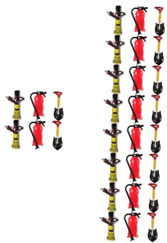 VILLCASE 5sets Palloncini Forma Di Estintore Per Feste Di Decorazioni Inflatable Per Compleanni e Eventi Tema Vigili Del