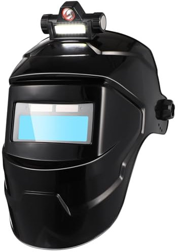 NIYANGLE Welding Helmet Auto Darkening, Welding Mask Hood Head-mounted Welder Helmet Cap Lens for Electric Welder