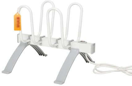 Shoe Dryer Ultra Quiet Electric Boot Dryer, Floor-Standing Glove Dryer & Boot Warmer, Shoe Drying Rack for Shoes Gloves Hats Socks Ski Boots, Drying 4 Shoes Once