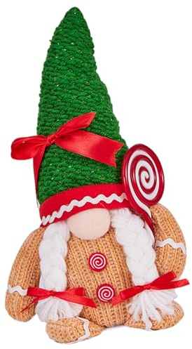 Duyeuau Grande gnomi dal naso figura faccia meno bambole ornamenti in tessuto morbido decorazione natalizia grande naso figurina