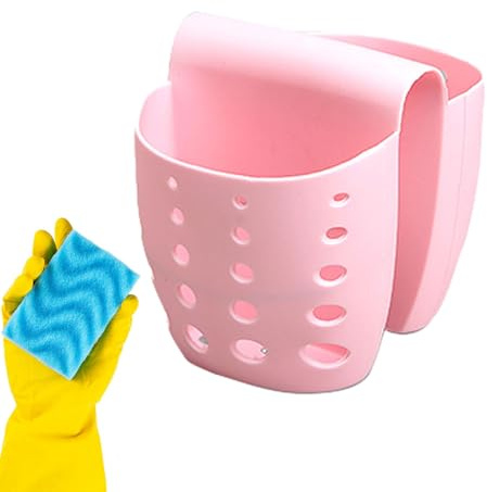 Kitchen Sink Drain Basket - Sponge Organizer Drain Basket With Drain Holes | Food Catcher Basket | Sadelavloppkorg svask, Sadel Diskbänk Dräneringsfilter, Flexibelt Dräneringsställ För