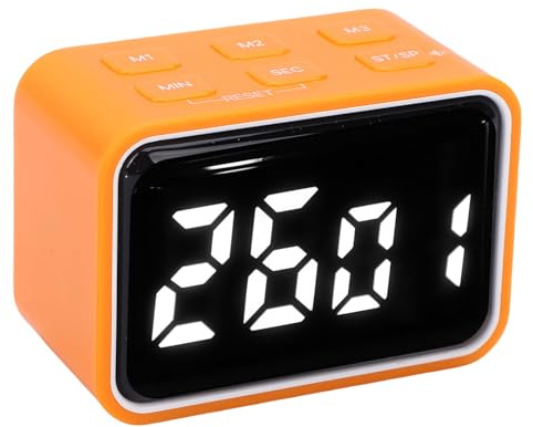 Dpofirs Temporizador de Productividad en Forma de Cubo, Mini Temporizador, con Cuenta Atrás Personalizada y Alarma Fuerte, Temporizador Digital Recargable, para Estudio, Trabajo,