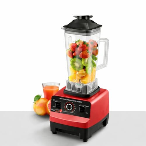 Blender Smoothie Maker 4500W Powerful Jug Blender for Kitchen, 2L Container+Cups