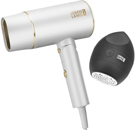 LEBENLANG BUNDLE 2100W Haartrockner Ionen + Mini Fusselrasierer