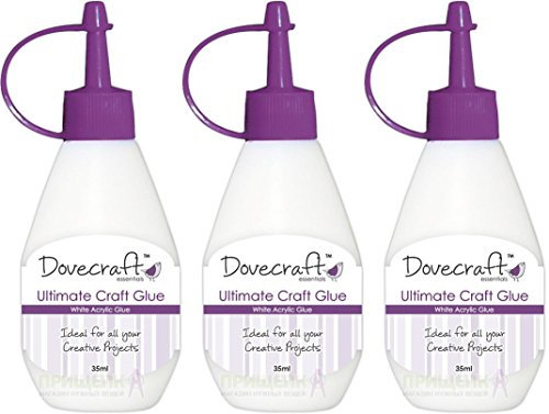 Dovecraft 3x Ultimate Craft Glue 35ml (Dries White)