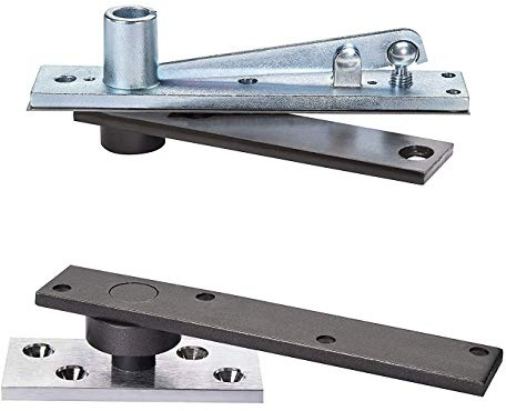 Rixson (Assa Abloy) Center Hung Pivot Hinges, Model 370, Interior or Exterior Doors up to 3' 8 x 8' 6 (500 lbs.), Color: Satin Chrome (626)