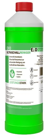 EXOCHEMICALS ULTRASCHALLREINIGER | Konzentrat 1:100 | Schmuckreiniger | Brillenreiniger etc. (1 Liter)