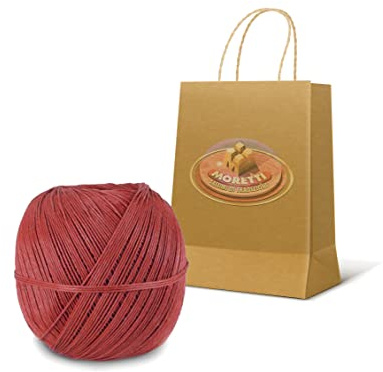 Moretti® Spago Per Salumi Alimentare, Spago Per Legatura Salumi, Spago Per Decorazioni, Peso Rotolo Singolo 150 Grammi