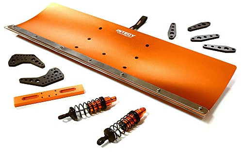 Integy Kit chasse-neige en alliage usiné 400 mm pour Losi 1/10 Lasernut U4 4WD Brushless RTR