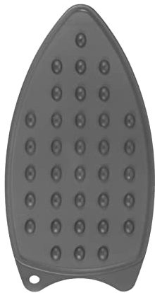 sourcing map Silicone Iron Rest Pad, Multipurpose Iron Hot Resistant Mat Iron Rest Plate for Ironing Board Hot Heat Resistant Steam Compact Mat, Grey