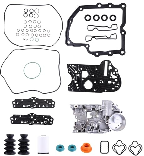 Asudaro Jeu De Joints Corps Soupape Transmission, 0AM325066R, 0AM325066AE, 0AM325066C, 0AM325066AC Corps Soupape Transmission Pièce Rechange Compatible avec Skoda, avec DQ200 7-Gang