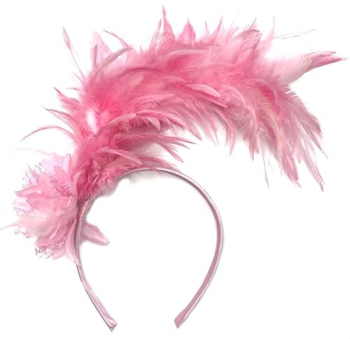 WHKM Stirnband Haarreifen Fascinatoren Haarband 1920er Party Kopfschmuck für Halloween Karneval Hochzeit