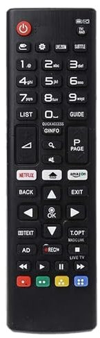 Replacement LG TV Remote Control AKB75095308 with Netflix & Prime Video Button, Universal Compatible with 3D, HDTV, LCD, LED Smart TVs Long Distance Transmission Remote Controller for All LG TV Models