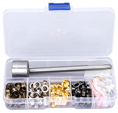 Kit di strumenti per gamme Baxnore, kit di occhiali da ginnastica in metallo da 4,5 mm con scatola di conservazione, kit di contanti in metallo in rame placcato, impostazione e