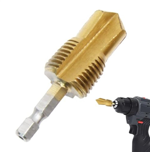 Bits de réparation de tuyau d'eau - perceuse au niveau du tuyau d'eau, 1/2 ou 3/4 pour les étapes de forage de tige hexagonale de forage | Hydraulique et spécialistes équipement pour