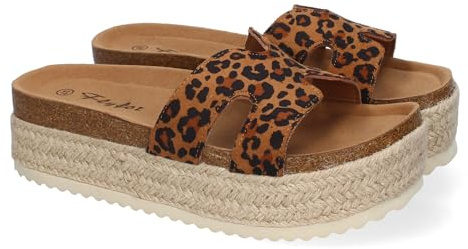 shoes&blues.es Sandalia Planas para Mujer con Piso Bio, Comodas y Elegantes con Detalles en la Pala, Planta Anatomica, Ideales para Primavera Verano.