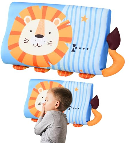 GAROMIA Almohada para Niños 44 x 27 cm Almohada Infantil con Funda Cojín Suave para Habitaciones