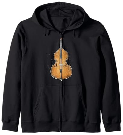 Instrument de Musique pour contrebasse, Illustration Graphique, contrebasse Sweat à Capuche