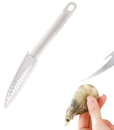 Gvblkq Herramienta para Desvenar Gambas | Cuchilla Multiusos de Acero Inoxidable - Herramienta Toadfish para Camarones | para Comer Gambas Langostinos Pescado en Casa Cocineros Chef