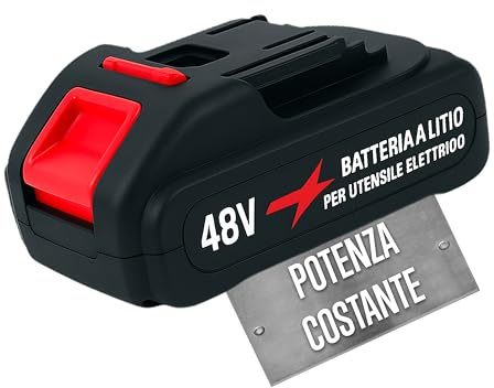 Tempo di saldi Batteria 48v Litio Ricaricabile per Utensili da Lavoro - 2.0Ah 48 Volts Lithium, Batteria di Ricambio Universale ad Alta Capacità per Idropulitrici e Attrezzatura da Giardino Portatile