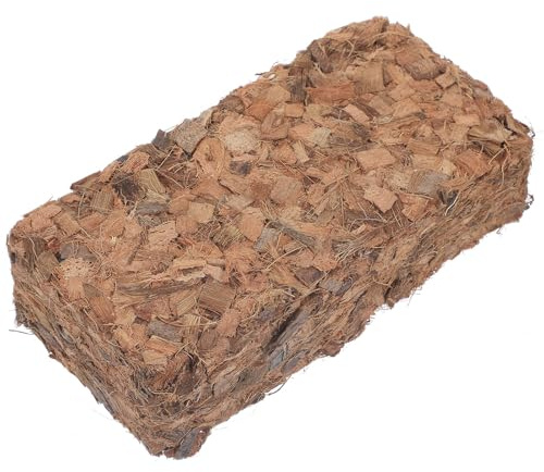 Hohopeti Bloque de Musgo Sphagnum para Cultivo Hidropónico sin Suelo, 1 Bolsa para Iniciar Plantas y Flores, Sustrato Buena Aireación para Viveros y Jardinería