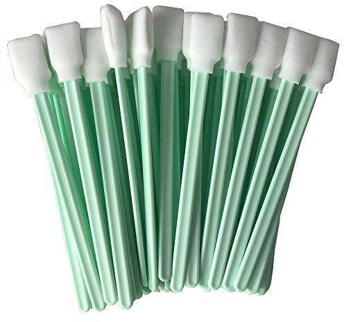 100 Stück 13 cm quadratische rechteckige Schaumstoff-Reinigungstupfer für Lösungsmittel-Format, Tintenstrahldrucker, Roland optische Ausrüstung