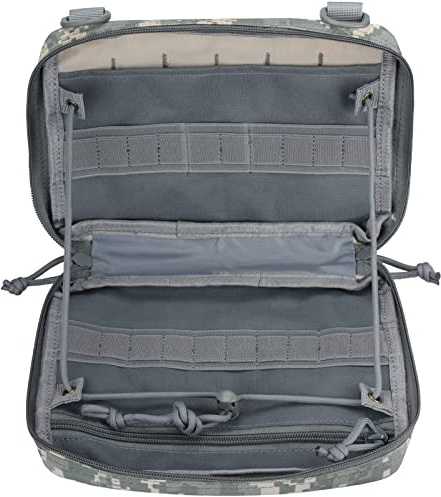 WYNEX Pochette Tactique Poche Molle Admin d'Outils Militaire Poche Supplémentaire pour Sac à Dos Randonnée Sacoche Ceinture à Outils Tactique Pochette de Rangement pour Sport en Plein Air, Nylon 1000D