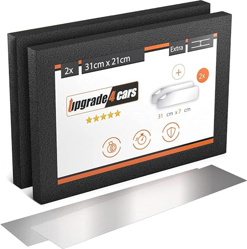 Upgrade4cars Garagen Wandschutz Selbstklebend 2 Schaumstoffstreifen | Autotür Kantenschutz | Anfahrschutz & Einparkhilfe | Unkomplizierte & Schnelle Montage | Extreme Haftkraft
