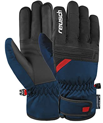 Reusch Baldo R-Tex XT - Guantes de Invierno Unisex Resistentes al Viento, Impermeables, Transpirables y cálidos, Guantes de Nieve, Guantes de esquí para Hombre y Mujer