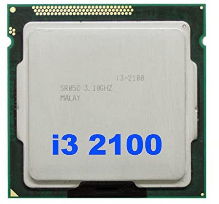 For Core I3 2100 CPU LGA1155 Processor 3MB Dual Core Desktop CPU for B75 USB Mining Motherboard