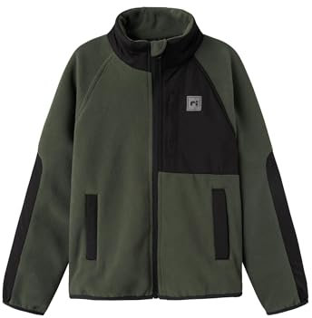 NAME IT Unisex NKNMYLES Fleece Jacket NOOS Fleece Jacket, Climbing Ivy, 140