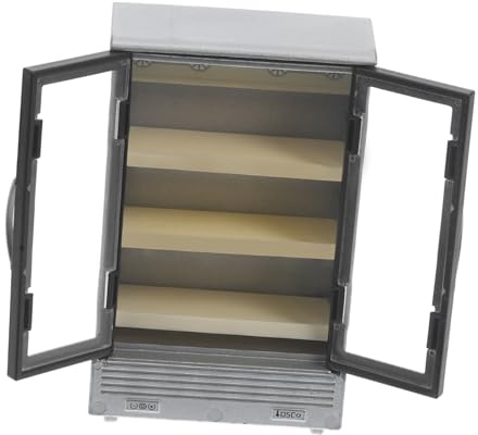 IMIKEYA Dollhouse Miniatur Kühlschrank Mini Kühlschrank Für DIY Puppenhaus Dekoration Realistischer Zubehör Für Miniatur Küchen-szenen Spielzeugmöbel Und Foto Requisiten