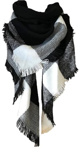 ChAusa 140×140 cm Weich Elegant Damenschal, Warm Flauschiger Winterschal | Kratzfrei Schal Dreieckstuch, für den Täglichen Gebrauch, Kalte Wintertage Angenehmes, Vielseitigen Farbe