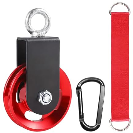 Hochfestes Seilzug-Set mit Karabinern – Hochbelastbares korrosionsbeständiges Zubehör für Hebezeuge und Wäscheleinen – ideal für Maschinen mit intensiver Nutzung und Zugkraft