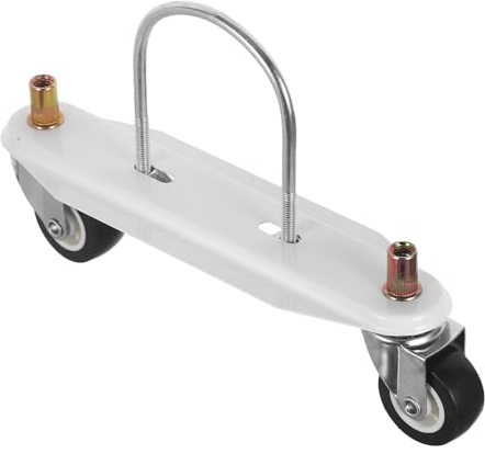 GARVALON 2 Ruedas Plástico para Radiador Eléctrico de Hierro | Soportes de Montaje Movilidad Sencilla, Apoyo Estable y Protección del Suelo, para Calefactor y Radiador