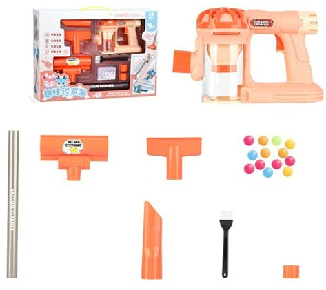 Aspirador de juguete para niños: simule el aparato de limpieza del hogar, juego de rol infantil para tareas domésticas, modelo ligero de barredora de pisos | Juguetes de limpieza v niños Sala de