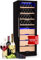 KLARSTEIN Cantinetta Vino, Cantinetta Vino Refrigerata a Zona Doppia per Interno/Esterni, Frigo Bar, Cantina Vino con Vetrina, Mini Bar con Protezione UV, Frigo Vino Touch, 5-18°C, 123 Bottiglie