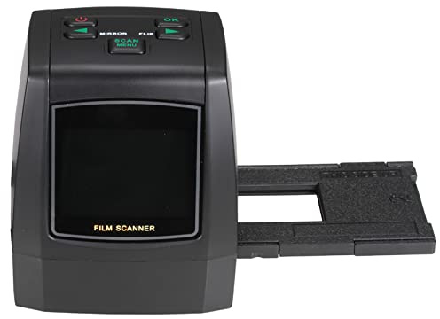 Mobile Film Scanner,22MP Film & Slide Scanner,Supports 35mm/135mm/126mm/110mm/8mm Films/Slides/Negatives To Digital JPG Photos,Support Editing & Playback