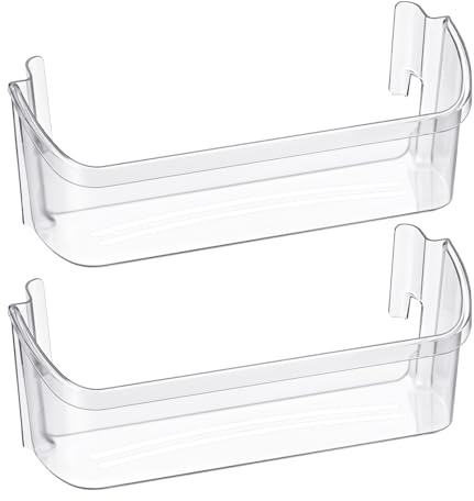 UPGRADED 240323002 Refrigerator Door Shelf Bin,Compatible with Frigidaire Door shelf Replacement FGHS2631PF4A,FGHS2655PF5A,FGUS2642LF2,AP2115742 PS429725 AH429725 Bottom Door Shelves[2 PACK]