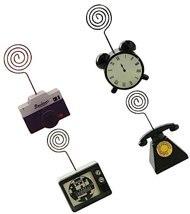 4 Stück Holz-fotorahmen in Memo-form Für Büro Heimdekoration Retro-stil Zufälliger Stil