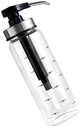 FRCOLOR Stainless Steel Glass Sealing Bottle for Kitchen Honey Dispenser Squeeze Mouth for Condiment Storage and Easy Squeezing Use in Pantry