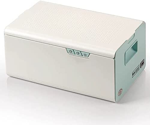 3L Ultrasonic Cleaner,Fruit And Vegetable Cleaning Machine With Drain Basket,Button Timing,for Household Intelligent Seafood Jewelry Multi-purpose Cleaner Machine,Green