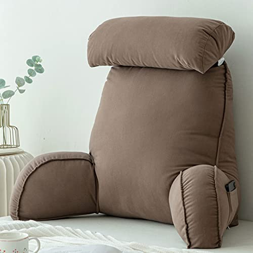 AMWTH Bequemes Lesekissen und Rückenteil im Bett,mit Abnehmbare Nackenrolle,Ideal als Rückenstütze zum Lesen,Arbeiten,und Spielen auf dem Bett,Sofa,oder Couch