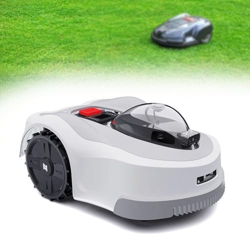 WEIMILOR Tondeuse à Gazon robotisée sans Fil périphérique avec système de Guidage breveté, Tondeuse à Gazon Automatique avec Auto-Installation et Technologie de Tonte Intelligente,3000㎡