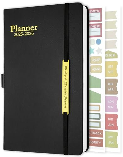 Kalender 2026 A5 Planer Buchkalender - Softcover Taschenkalender 18 Monats Terminplaner Planer Wochenplaner für Termine & Organisation Agenda Praktischer Terminkalender 2026 Buch Kalender