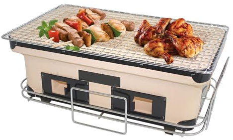 AIZYR Barbecue Japonais Barbecue De Table en Argile, Poêle À Charbon Barbecue Coréen, Barbecue À Charbon Domestique Voyage De Camping en Plein Air pour Les Familles