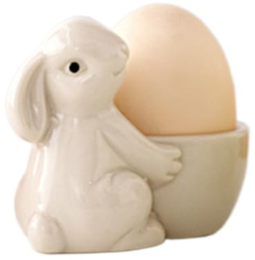Coquetiers en forme de lapin de Pâques pour, coquetiers fantaisie en céramique en forme d'animal, support pour œufs à la coque, supports pour cuisine, décoration de printemps, dîner, Pâques