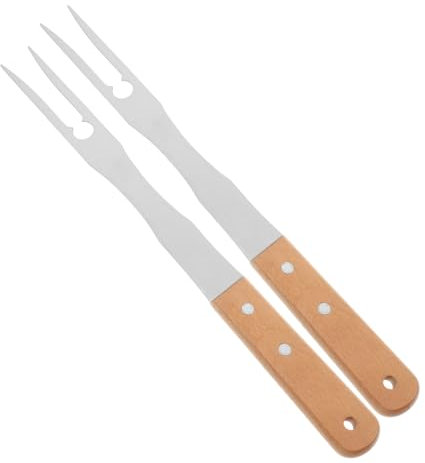 Toyvian Lot De 2 Fourchettes À Barbecue Fourchettes À Main À Découper Géantes Extra Longues De Cuisine De Service