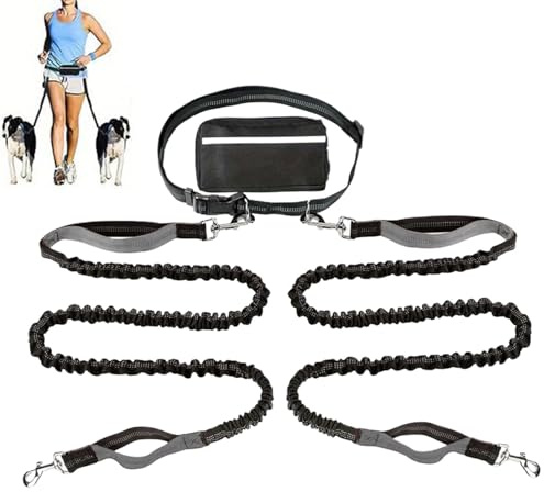 Hundehalsband, reflektierendes Kabel, schweres Training, Lange -Unterstützung für mittelgroße Hunde, Laufsicherheit, Outdoor-Recall Training mit Aufbewahrungstasche, 0,98 x 46,46 x 66,14 Zoll