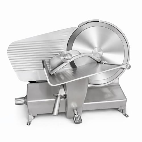 Cortadora profesional de carnicería 350 mm - semiautomática - corte 0,2 a 30 mm - 400 W - 230 V - uso intensivo